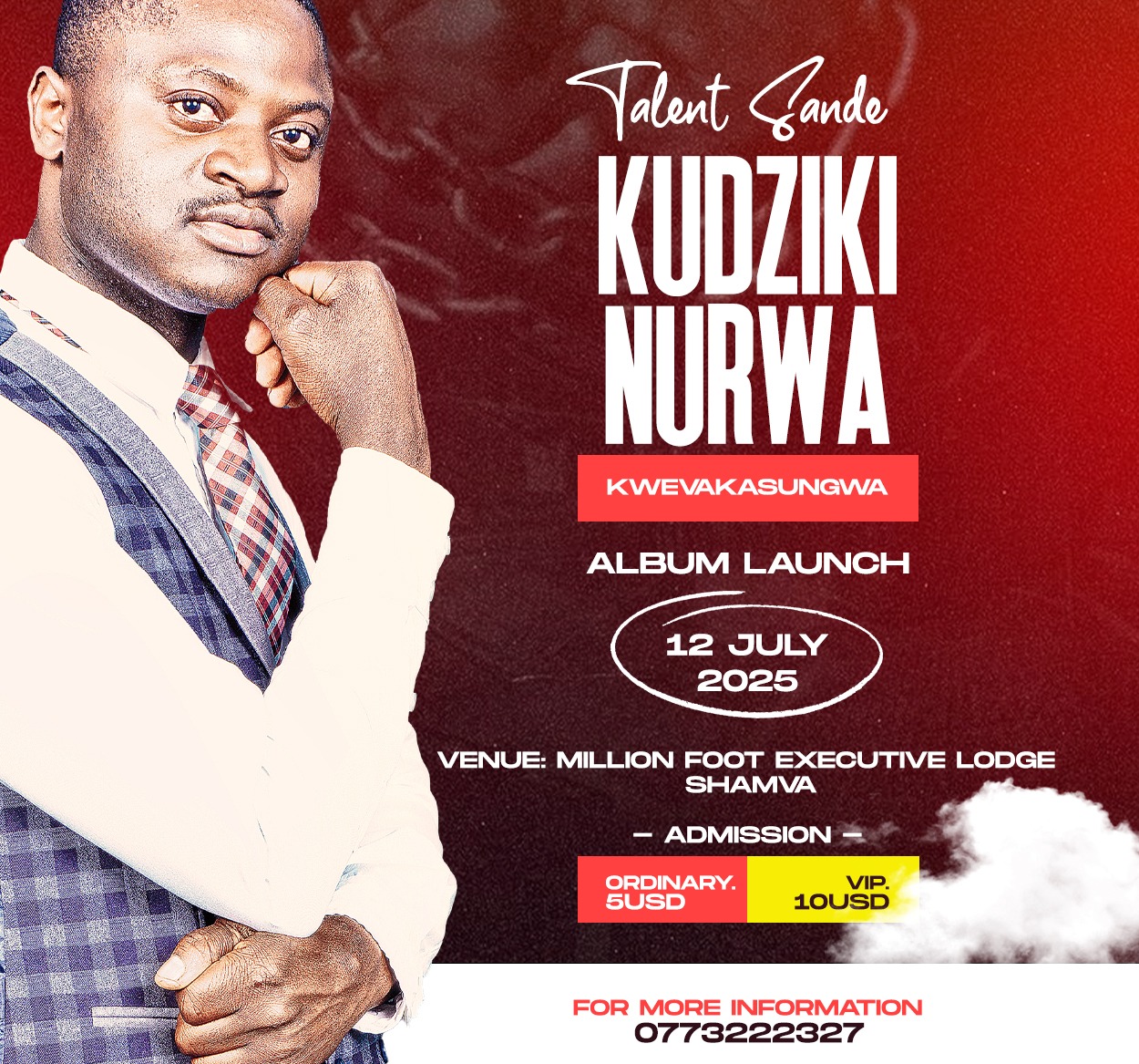 Talent Sande to Launch Debut Gospel Album in Shamva.