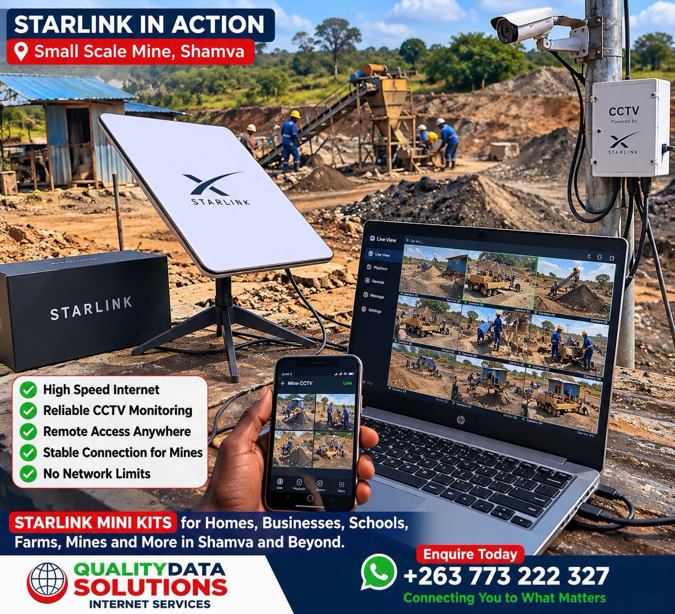 Starlink Shamva with Quality Data Solutions