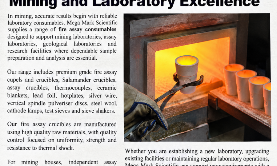 livezw fire assay advert for mega mark scientific